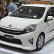 Perodua Axia的双生车型，印尼Toyota Agya将小改款。