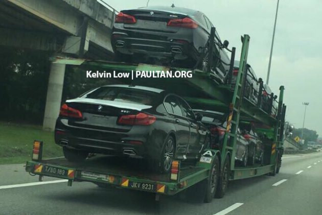 全新 BMW 5 Series 被拍到在本地上路，上市日期近了！