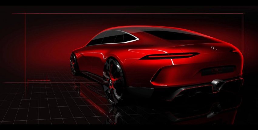 Mercedes-AMG GT 四门版概念车，日内瓦车展首秀。 21597