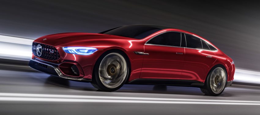 Mercedes-AMG GT 四门版概念车，零百加速不到三秒！ 21700