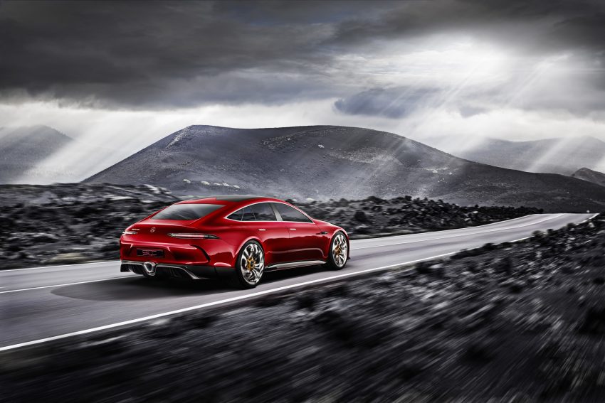 Mercedes-AMG GT 四门版概念车，零百加速不到三秒！ 21695