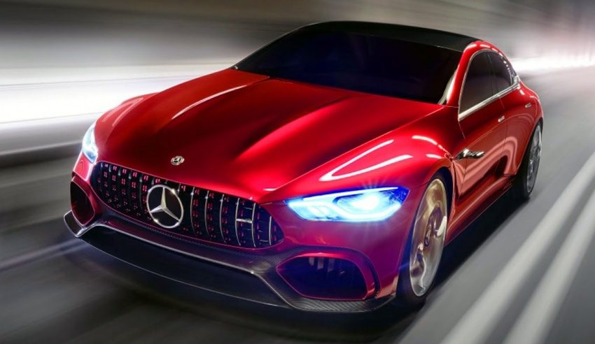 Mercedes-AMG GT 四门版概念车，日内瓦车展首秀。 21599