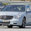 小改款 Mercedes-Benz S-Class 谍照，下个月正式发布。