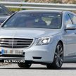 小改款 Mercedes-Benz S-Class 谍照，下个月正式发布。