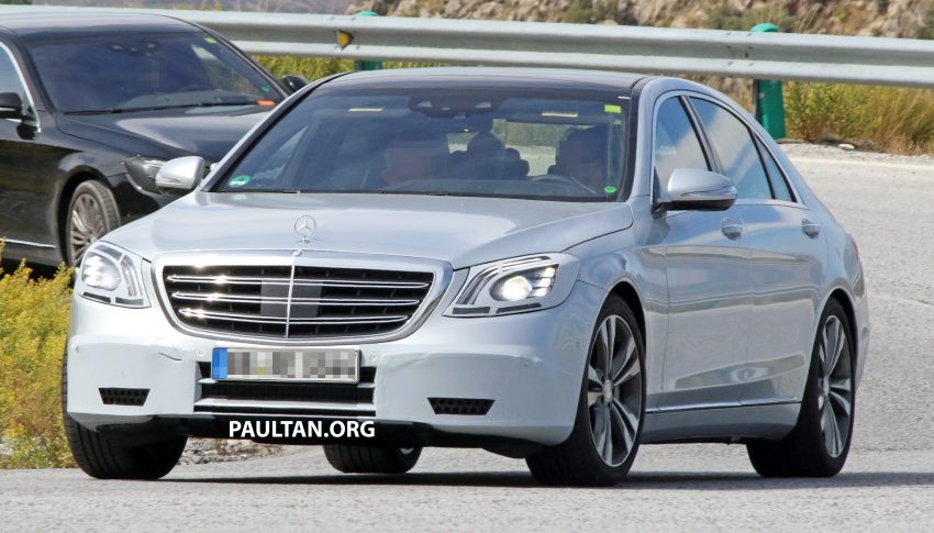 小改款 Mercedes-Benz S-Class 谍照，下个月正式发布。 22776
