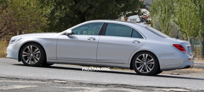 小改款 Mercedes-Benz S-Class 谍照，下个月正式发布。 22778
