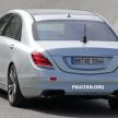 小改款 Mercedes-Benz S-Class 谍照，下个月正式发布。