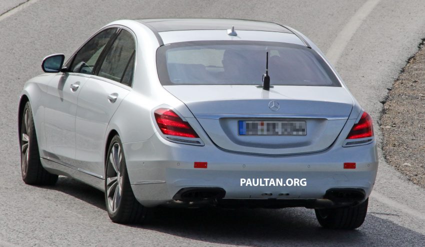 小改款 Mercedes-Benz S-Class 谍照，下个月正式发布。 22780