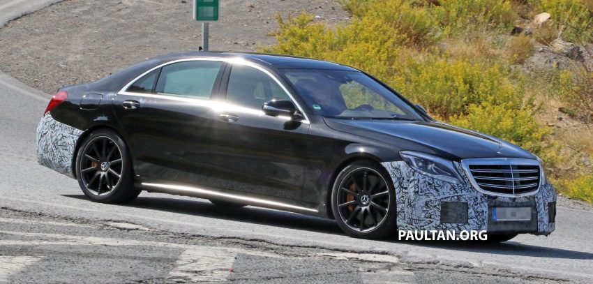小改款 Mercedes-Benz S-Class 谍照，下个月正式发布。 22782