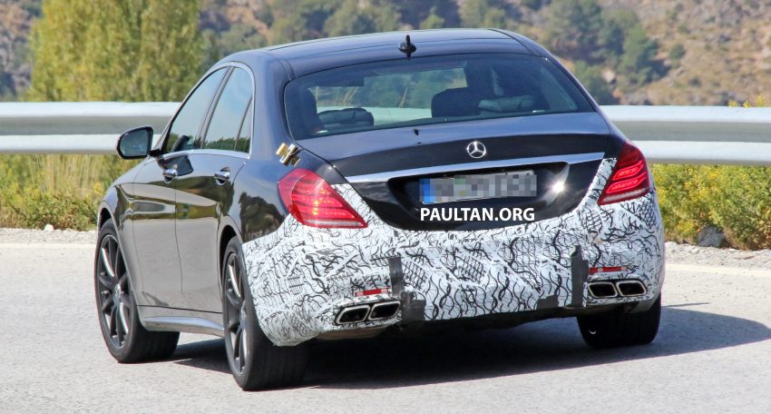 小改款 Mercedes-Benz S-Class 谍照，下个月正式发布。 22785
