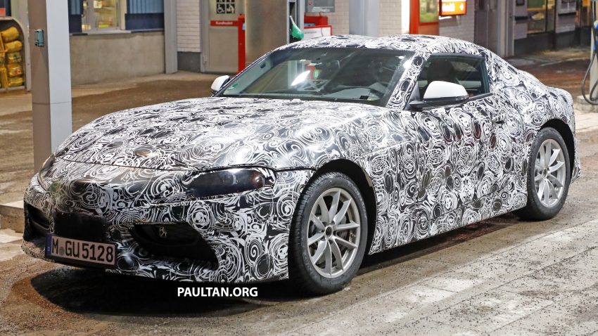 全新 Toyota Supra 测试谍照再次曝光，车头向F1看齐。 22746