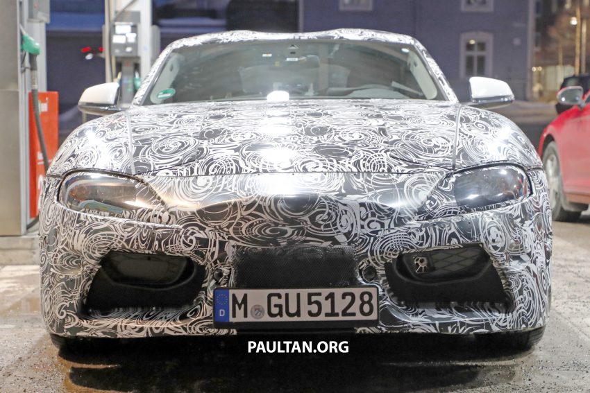 全新 Toyota Supra 测试谍照再次曝光，车头向F1看齐。 22745
