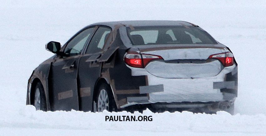 全新 Toyota Corolla 积极开发，国外雪地测试谍照曝光。 21899