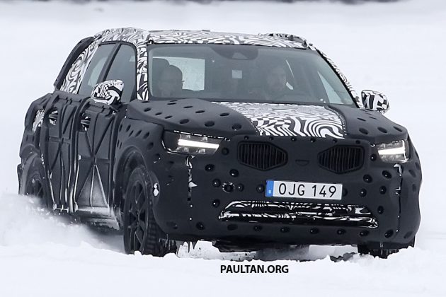 Volvo XC40 雪地测试谍照曝光，下个月上海车展发布。