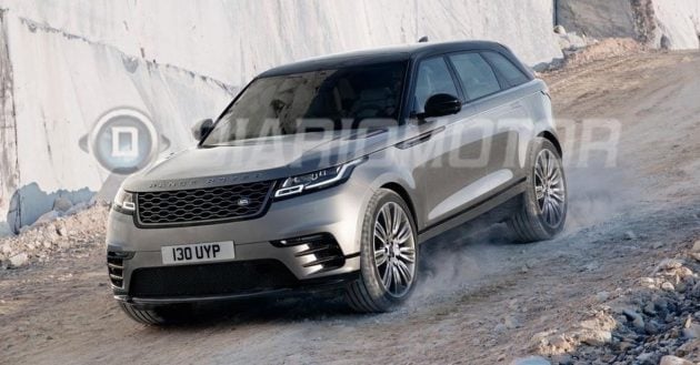 Range Rover Velar 全车照网上曝光，日内瓦车展发布。