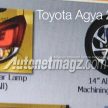 Perodua Axia的双生车型，印尼Toyota Agya将小改款。