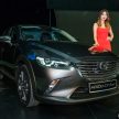 新车图集：Mazda CX-3，搭载重力感应控制系统(GVC)。