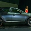 新车图集：Mazda CX-3，搭载重力感应控制系统(GVC)。
