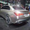 上海车展：Mercedes-Benz A-Class Sedan 概念车实拍。