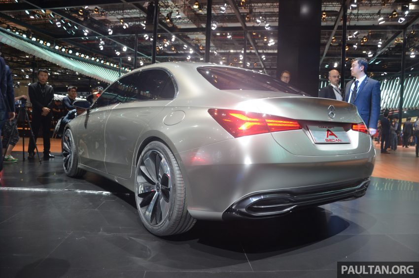 上海车展：Mercedes-Benz A-Class Sedan 概念车实拍。 26955