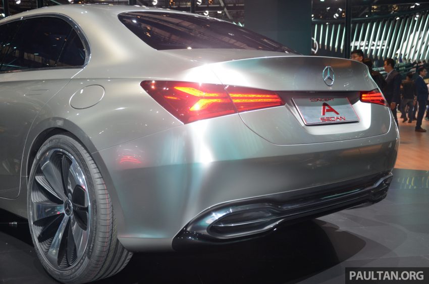 上海车展：Mercedes-Benz A-Class Sedan 概念车实拍。 26956
