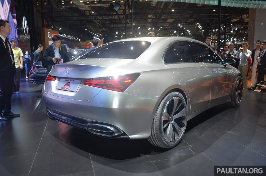 上海车展：Mercedes-Benz A-Class Sedan 概念车实拍。 26957