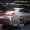 上海车展：Mercedes-Benz A-Class Sedan 概念车实拍。