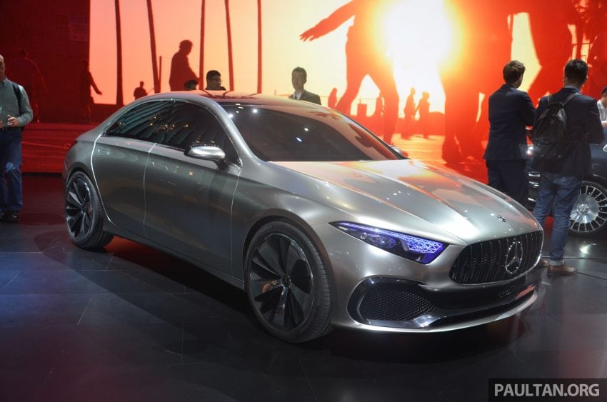 上海车展：Mercedes-Benz A-Class Sedan 概念车实拍。 26961