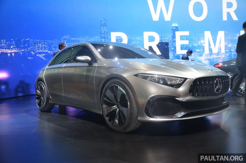 上海车展：Mercedes-Benz A-Class Sedan 概念车实拍。 26963