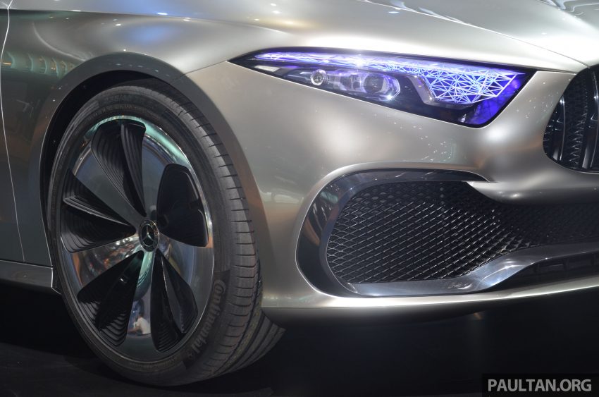 上海车展：Mercedes-Benz A-Class Sedan 概念车实拍。 26966