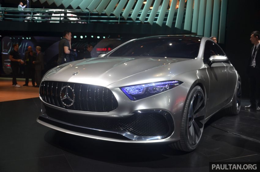 上海车展：Mercedes-Benz A-Class Sedan 概念车实拍。 26968