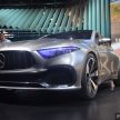 上海车展：Mercedes-Benz A-Class Sedan 概念车实拍。