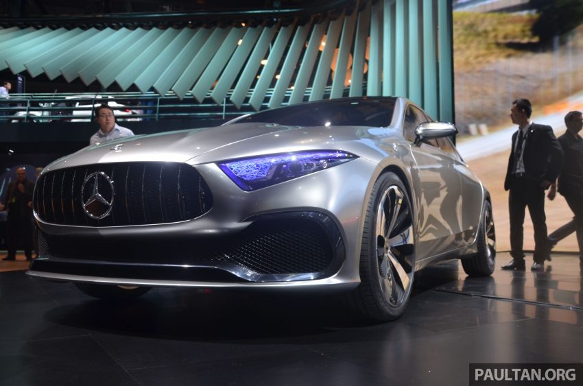 上海车展：Mercedes-Benz A-Class Sedan 概念车实拍。 26969