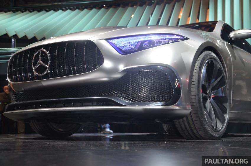 上海车展：Mercedes-Benz A-Class Sedan 概念车实拍。 26971