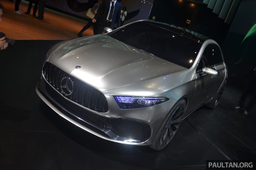 上海车展：Mercedes-Benz A-Class Sedan 概念车实拍。 26972