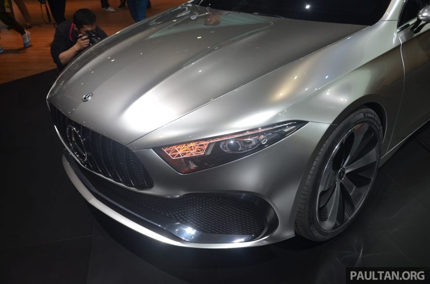 上海车展：Mercedes-Benz A-Class Sedan 概念车实拍。 26974
