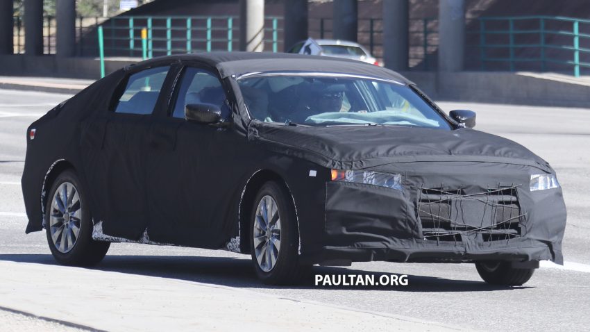 全新 Honda Accord 谍照曝光，Fastback车尾是亮点。 25978