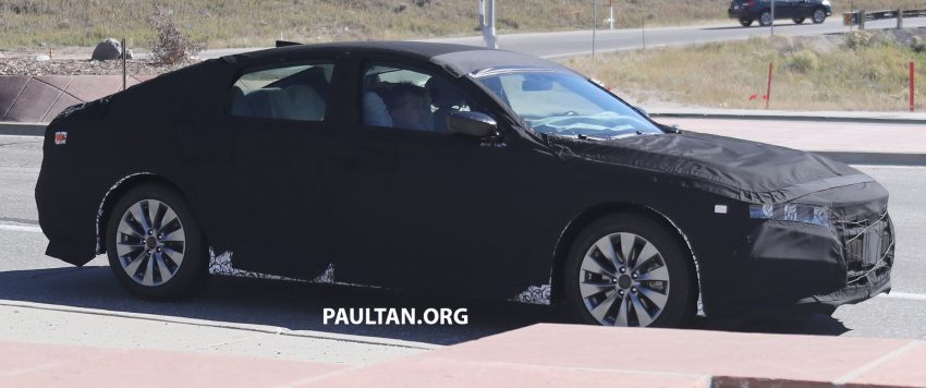 全新 Honda Accord 谍照曝光，Fastback车尾是亮点。 25982