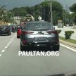 Infiniti Q60 在本地被拍到挂临时车牌上路，即将发布了？
