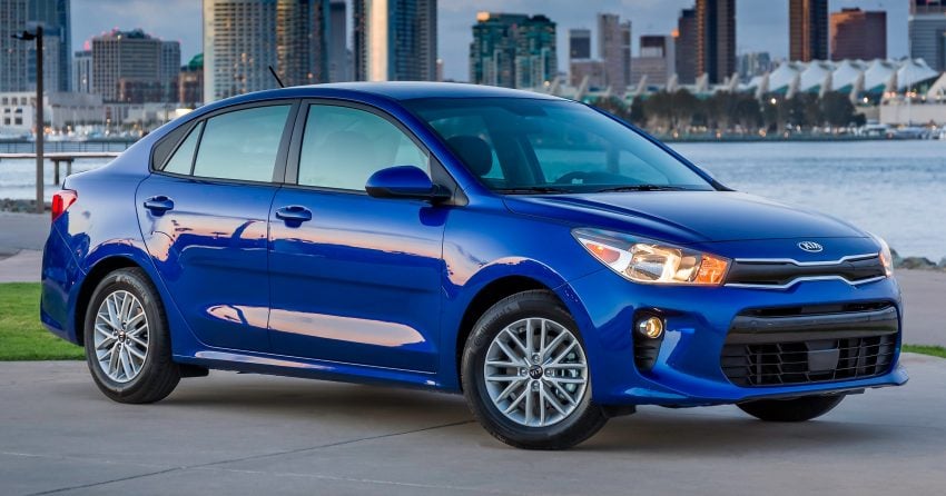 美国发布全新 Kia Rio Sedan , 全车尺寸大小更协调。 25421
