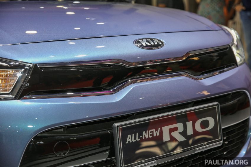 全新 Kia Rio 登陆印尼国际车展，本地预计不久后上市。 27988