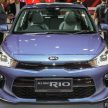 全新 Kia Rio 登陆印尼国际车展，本地预计不久后上市。