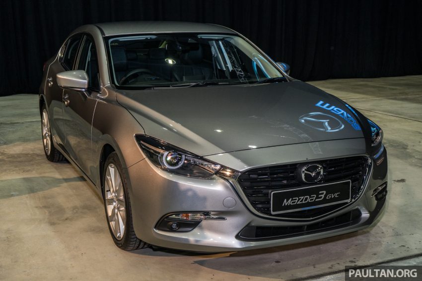 Mazda 3 小改款，搭载 GVC 上市，售价从RM111k起。 27802