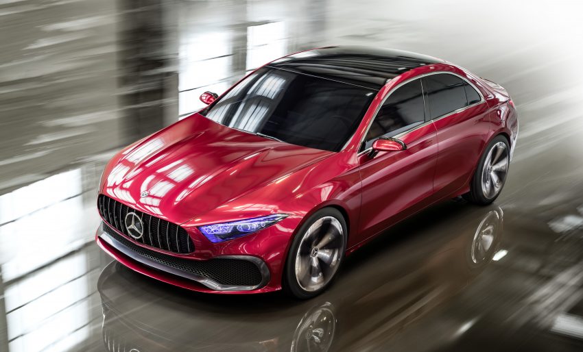 Mercedes-Benz A-Class Sedan 概念车，上海正式发布。 26155