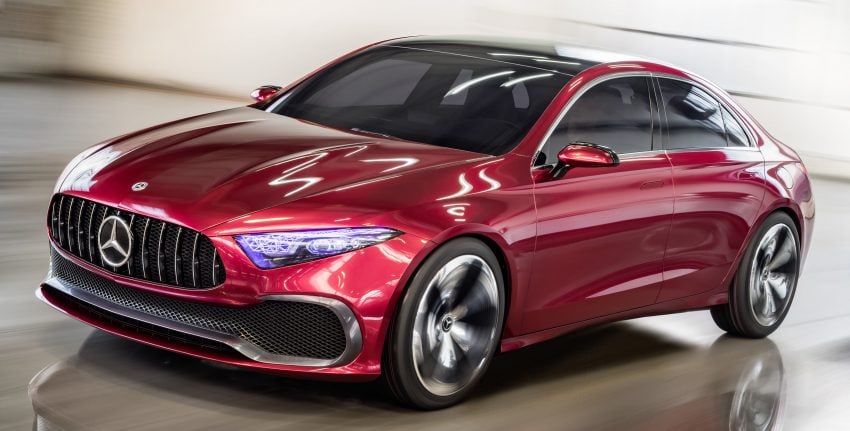 Mercedes-Benz A-Class Sedan 概念车，上海正式发布。 26156