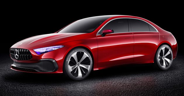 Mercedes-Benz A-Class Sedan 概念车，上海正式发布。