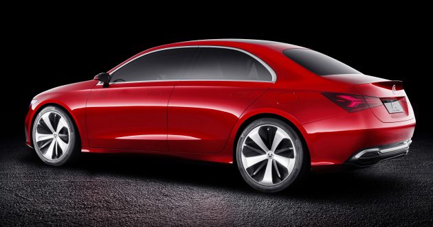Mercedes-Benz A-Class Sedan 概念车，上海正式发布。