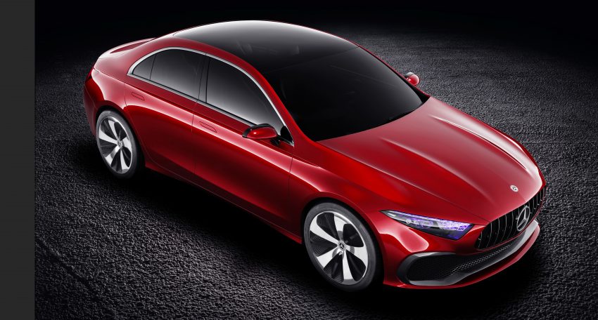 Mercedes-Benz A-Class Sedan 概念车，上海正式发布。 26161
