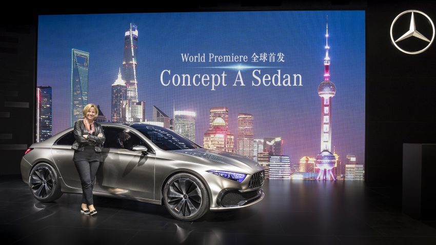 Mercedes-Benz A-Class Sedan 概念车，上海正式发布。 26153