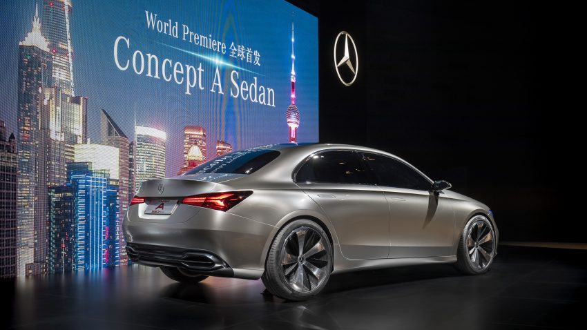 Mercedes-Benz A-Class Sedan 概念车，上海正式发布。 26147